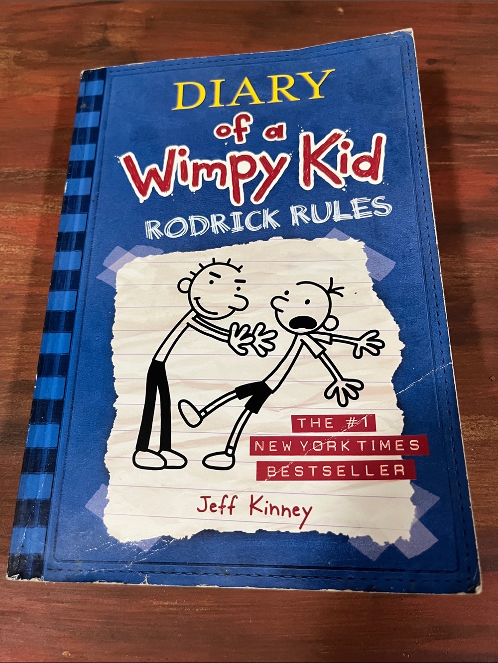 Diary of a Wimpy Kid: Rodrick Rules - Blue Book by Jeff Kinney